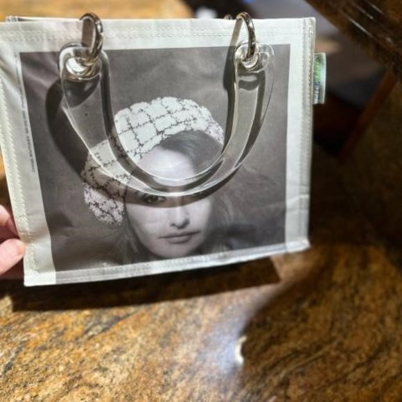 NWT Couture Planet The Coco Recycled Newspaper Bags - Picture 5 of 8